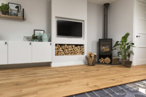 houten vloer parket leggen voorbereiding vloerverwarming